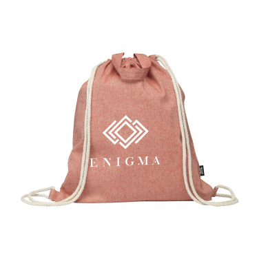 Logo trade liikelahjat mainoslahjat kuva: GRS Recycled Cotton PromoBag Plus (180 g/m²) reppu