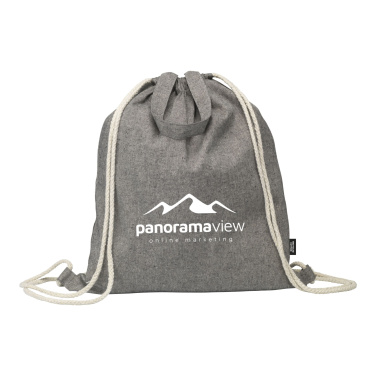 Logo trade mainostuotet tuotekuva: GRS Recycled Cotton PromoBag Plus (180 g/m²) reppu