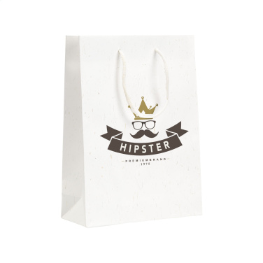 Logo trade mainoslahja kuva: Leaf It Bag kierrätetty olkikuiduilla (180 g/m²) M