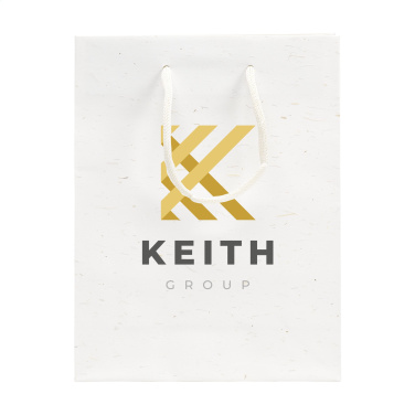 Logotrade liikelahja mainoslahja kuva: Leaf It Bag kierrätetty olkikuiduilla (180 g/m²) S
