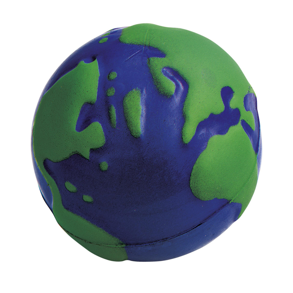 Logotrade mainoslahja ja liikelahja kuva: StressGlobe Ø 6,5 cm stressipallo