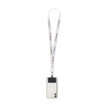 Logotrade mainoslahja tuotekuva: Lanyard Sublimation RPET 2 cm Patch-avainnauhalla