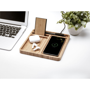Logotrade liikelahjat kuva: Bamboo Organizer laturi