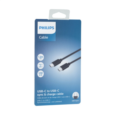 Logo trade mainostuote kuva: Philips-kaapeli USB-C - USB-C