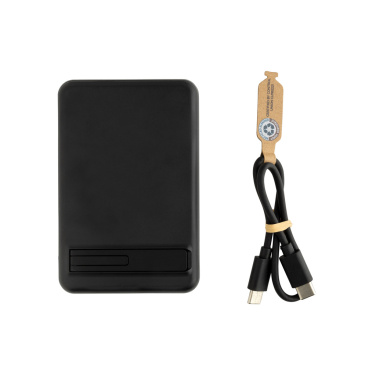 Logo trade liikelahja mainoslahja tuotekuva: Zen RCS 5000 mah 5W magneettinen bambu virtalähde