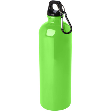 Logotrade mainostuote tuotekuva: Oregon 750 ml:n RCS-sertifioitu, yksiseinämäinen, ruostumattomasta teräksestä valmistettu vesipullo jousihaalla