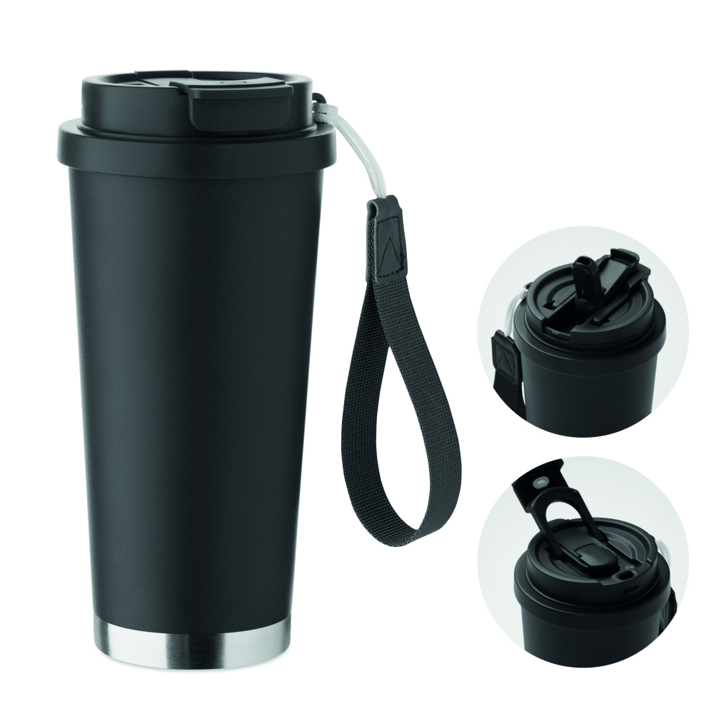 Logotrade mainostuote tuotekuva: Kaksiseinäinen juomamuki 500ml
