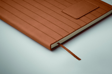 Logo trade mainoslahjat ja liikelahjat kuva: A5 muistikirja savuinen PU