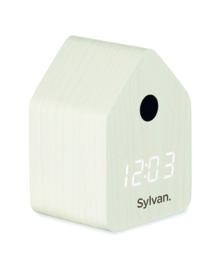 Logotrade mainoslahja tuotekuva: MDF-käkiherätyskello