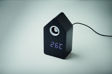 Logotrade mainoslahja ja liikelahja kuva: MDF-käkiherätyskello