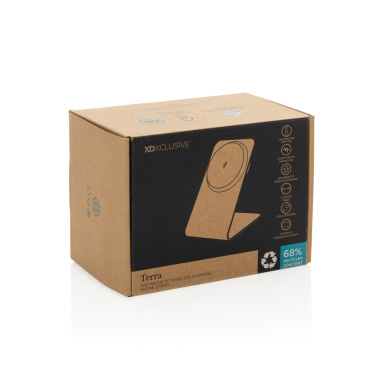 Logotrade liikelahjat mainoslahjat tuotekuva: Terra alumiininen 15 W:n magneettinen langaton latausteline