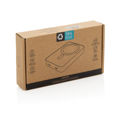 Logo trade mainoslahjat tuotekuva: Amporia RCS -10 000 mAh magneettinen powerbank