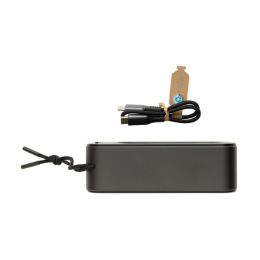 Logo trade mainoslahjat tuotekuva: Swiss Peak RCS kierrätetty alumiini 10 W bassokaiutin