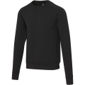 Yukon urheilullinen interlock-neulepusero pyöreällä pääntiellä, unisex, Tasainen musta