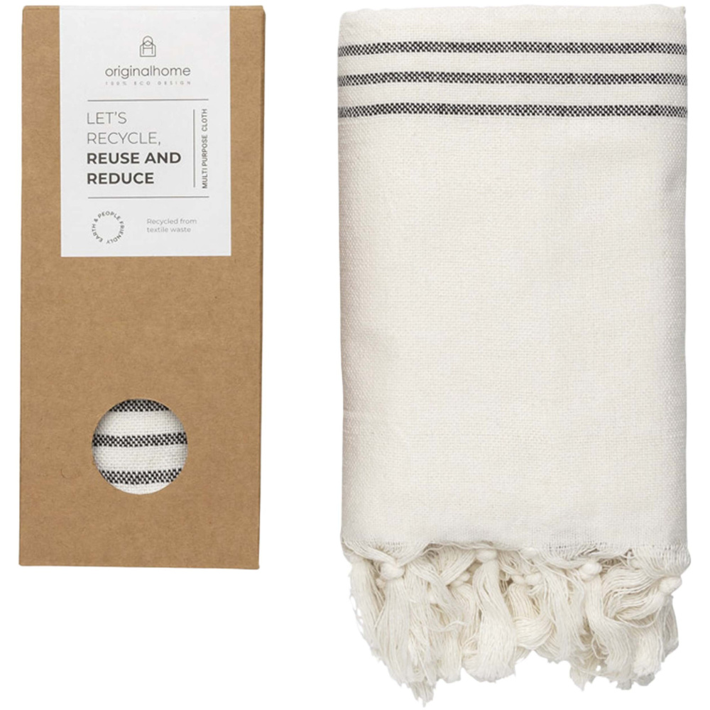 Logotrade mainoslahja tuotekuva: Originalhome kierrätetty kangas – 85 x 175 cm