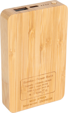 Logo trade liikelahja kuva: Varavirtalähde 5000 mAh valaistulla logolla