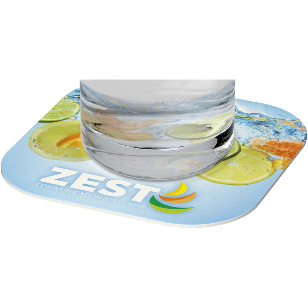 Logotrade mainoslahja tuotekuva: Lumin nelikulmainen lasinalunen