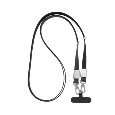 Logotrade liikelahja tuotekuva: Nivo RCS-kierrätetty PET crossbody-kaulanauha