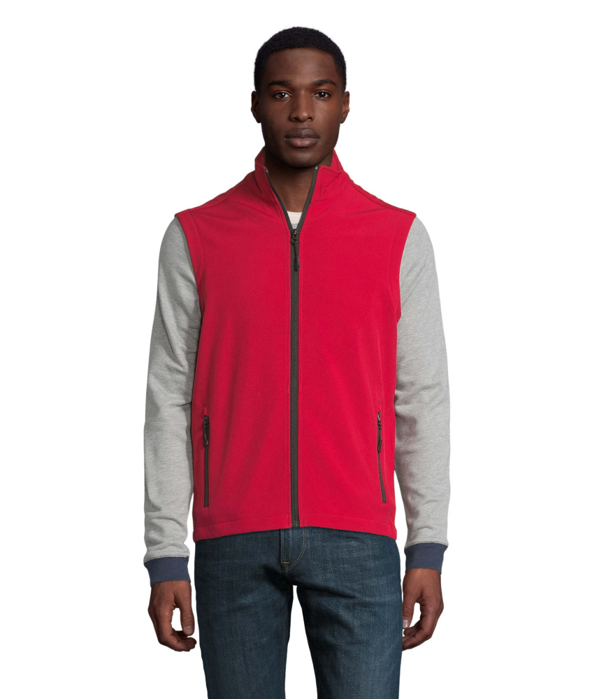 Logotrade mainoslahja tuotekuva: RACE BW MEN SOFTSHELL