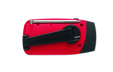 Logotrade liikelahjat mainoslahjat tuotekuva: Radio SOS LED-taskulampulla