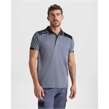 Logo trade liikelahjat tuotekuva: Samurai antibakteerinen lyhythihainen unisex-poolopaita 160 g/m2