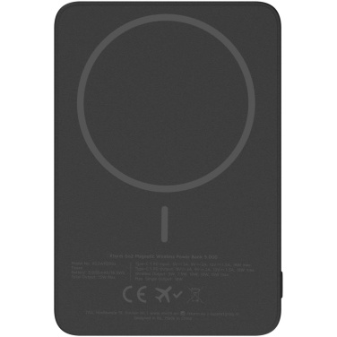 Logotrade liikelahja mainoslahja kuva: Xtorm Go2 langaton varavirtalähde 15 W:n ja 5 000 mAh:n