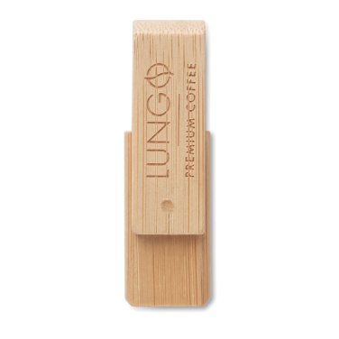 Logo trade mainoslahjat ja liikelahjat kuva: Bambu USB-muistitikku 1-64GB.