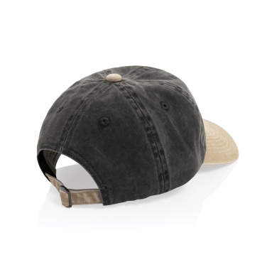 Logotrade liikelahjat mainoslahjat tuotekuva: BEAU AWARE™ -puuvillatwill-lippalakki, 6-osainen, 270 g/m²