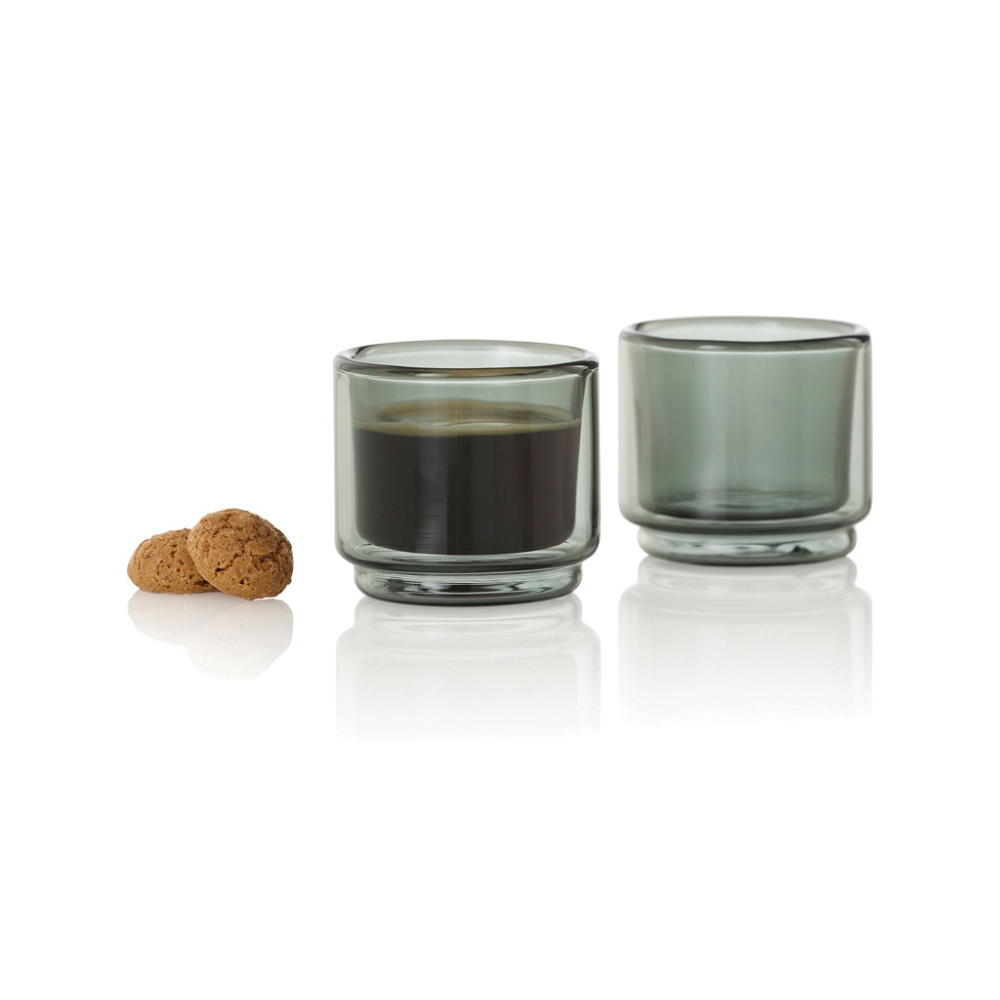 Logotrade liikelahjat kuva: AdHoc Impact -espressomuki 45 ml, 2 kpl:n sarja