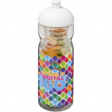 Logotrade reklaminės dovanos nuotrauka: H2O Active® Base 650 ml kupolo dangtelis sportinis buteliukas ir infuzija