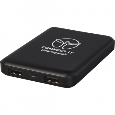 Logotrade firminės dovanos nuotrauka: Gleam 5000 mAh itin plonas šviečiantis maitinimo blokas