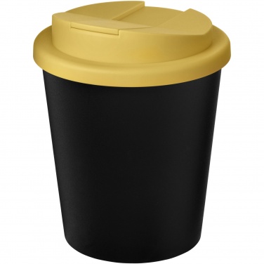 Logotrade verslo dovanos nuotrauka: Americano® Espresso Eco 250 ml perdirbtas stiklainis su neišsiliejančiu dangteliu