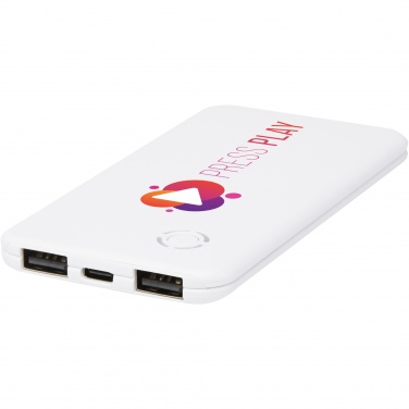 Logotrade dovana nuotrauka: Lieknas 4000 mAh plonas dvigubas maitinimo blokas