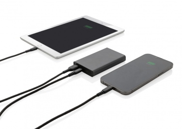 Logotrade firminės dovanos nuotrauka: Terra RCS perdirbto aliuminio maitinimo blokas 5 000 mAh