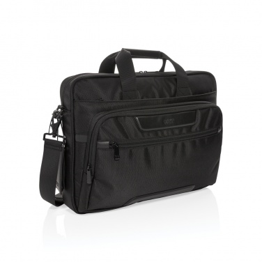 Logotrade reklaminiai produktai nuotrauka: Swiss Peak RPET Voyager RFID 15,6" nešiojamojo kompiuterio krepšys