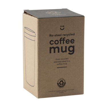 Logotrade verslo dovanos nuotrauka: Re-Steel RCS Recycled Coffee Mug 380 ml termopuodelis