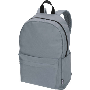Logotrade reklaminiai produktai nuotrauka: „Byron 14“ GRS perdirbto miesto nešiojamojo kompiuterio kuprinė, 16 l