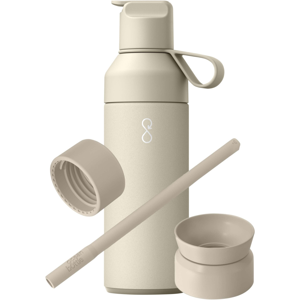 Logotrade reklaminės dovanos nuotrauka: Vandenyno buteliukas 500 ml 3 viename dovanų rinkinys