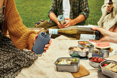 Logotrade reklaminės dovanos nuotrauka: „Black+Blum“ stiklinis kelioninis puodelis, 340 ml