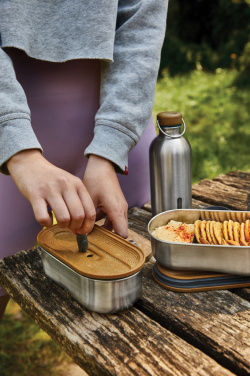 Logotrade verslo dovanos nuotrauka: „Black+Blum“ nerūdijančio plieno dviguba bento dėžutė