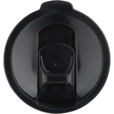 Logotrade reklaminiai produktai nuotrauka: „Grayson“ 480 ml RCS perdirbtos medžiagos termo stiklinė su šiaudeliu