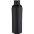 750 ml RCS perdirbto nerūdijančio plieno vandens butelis iš pavasario, Juoda