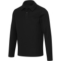 „Apollo“ ilgomis rankovėmis unisex polo marškinėliai, Juoda
