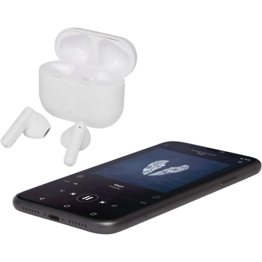 Logotrade reklaminiai produktai nuotrauka: „Altais“ perdirbto plastiko belaidės „Bluetooth®“ ausinės