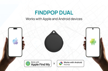 Logotrade reklaminės dovanos nuotrauka: „Findpop Dual RCS“ perdirbto plastiko daiktų ieškiklis IPX5