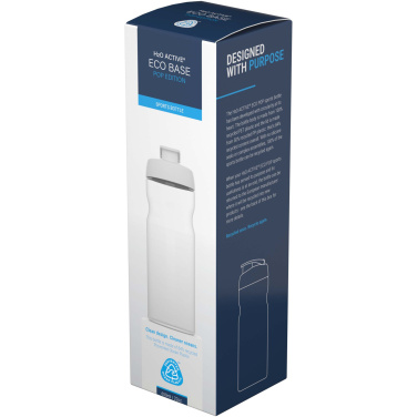 Logotrade firminės dovanos nuotrauka: H2O Active® Eco Base 650 ml sportinis buteliukas su atverčiamu dangteliu