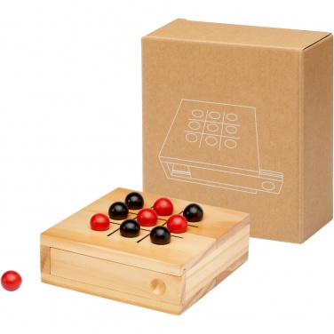 Logotrade biznesa dāvanas foto: Strobus koka tic-tac-toe spēle