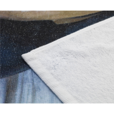 Logotrade korporatīvās dāvanas foto: Apdrukāts RPET vannas dvielis 350 g/m² 70x140