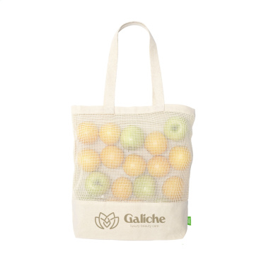 Logotrade ziemassvētku dāvanas foto: Natura Organic Mesh Shopper (180 g/m²) iepirkumu maisiņš