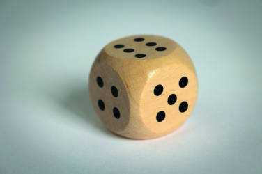 Logotrade korporatīvās dāvanas foto: Koka kauliņi Schima 3 cm diametrā